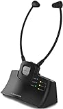 Avantree HT381 Digitale Kabellose TV Kopfhörer mit Voice Clarification, L/R Balance Lautstärkeregelung, Ambient-Modus für Umgebung, Fernseher Ohrhörer Funkkopfhörer für Senioren und Schwerhörig