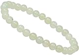 ELEDORO Echte Neue Jade Serpentin Stretch Perlen Armband 6mm: Zeitlose Eleganz und natürliche Schönheit!