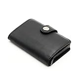 Chase Plus Kreditkarten-Pop-Up-Brieftaschen für Herren, intelligentes Aluminium, automatischer Pop-Up-Kartenhalter mit RFID-Blockierung, schlank, minimalistisches Metall-Kartenetui, Lederschalter,