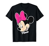 Disney Minnie Mouse Face Portrait Smile Graphic T-Shirt T-S