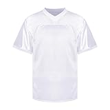 Herren Fußball Trikot Sport T-Shirt Hip Hop Trikot für Party Fußballtrikot Blank Football Practice Jersey Für Athletisches Training Und Tägliche Einfarbig Übungs Team Sp