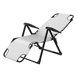 Terrassen-Lounge-Sessel, faltbar, Strand-Sonnenliege, tragbarer Outdoor-Loungesessel für Camping, G