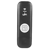 4G LTE USB-Router mit SIM-Kartensteckplatz, WLAN-Router, Tragbarer USB-Modem-Router, 150 Mbit/s WLAN-Hotspot, Bis zu 8 WLAN-Verbindungsgeräte für Reisen, Roadtrip, Urlaub