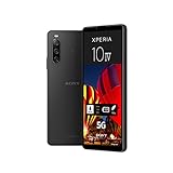 Sony Xperia 10 IV (5G Smartphone, 6 Zoll, OLED-Display , Dreifach-Kamera, 3,5-mm-Audioanschluss, 5.000mAh Akku, Dual SIM hybrid) 24+6 Monate Garantie [Amazon Exklusiv] Schwarz, XQCC54C0B.YD
