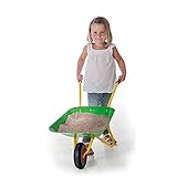 Rolly Toys Kinderschubkarre (Farbe gelb/grün, Gartenschubkarre, Metallschubkarre, Spielzeug für Kinder ab 2,5 Jahren, belastbar bis 25 kg, Gartenwerkzeug für Kinder) 271900