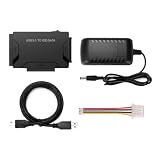 Orivin IDE SATA auf USB 3.0 High Speed Externer Adapter für 2,5 3,5 Zoll HDD-Kabel 2A Power Multi OS