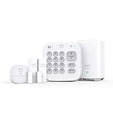 eufy Security 5-teiliges Smart Home Set, Sicherheitssystem mit Bewegungssensor, 2 Diebstahl-Sensoren, Alarmsystem, mit App, kompatibel mit eufyCam, Steuert andere HomeBase Überwachungsg