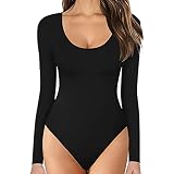 Nlaayong Langarm-Body für Damen, Damen-Body mit hohem Halsausschnitt, Damen-Body aus Wolle, Damen-Winterbody, Thermo-Langarm-Body für Damen, Bodysuit W