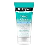 Neutrogena Deep Clean Gesichtsreinigung, Hautbildverfeinerndes Peeling mit Glycolsäure, für jede Haut, 150