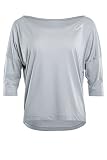 WINSHAPE Damen Ultra Leichtes Modal-3/4-arm Mcs001 Yoga-Shirt, Cool-grey, XXL EU