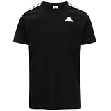 Kappa T-Shirt Schwarz Weiß Schwarz 3 J