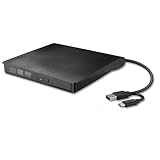 Uhidka USB 3.0 External DVD CD-ROM RW-Antriebsgehäuse 5 Gbit/S Hochgeschwindigkeit 12,7 mm Optisches Antriebsfall für Laptop-Desktop Schw
