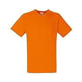 Fruit of the Loom Herren T-Shirt Valueweight V-Neck T 61-066-0 Orange M