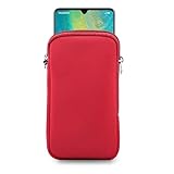 Handyholster 7,2 Zoll Neopren-Handyhülle, universelle Umhängetasche mit Reißverschluss, kompatibel mit Sony Xperia 10 Plus/1/Pro, kompatibel mit Galaxy Xcover6 Pro, S20/S21 Ultra, A14 5G, Xcover 7 S