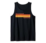 Retro Darmstadt Deutschland Tank Top