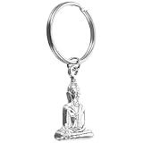 Toyvian Vintage Buddha Schlüsselanhänger aus Legiertem Kreative Deko für Auto Taschen Langlebiger Glücksbringer Praktischer Schlüsselanhänger für Familie und F