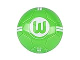 VfL Wolfsburg - Ball mit Vereinslogo und Streifen Größe 5, ideal zum Training und Freizeitspaß