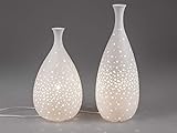 Formano, Tischlampe Vase, Porzellan, 42