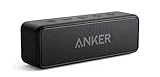 Anker SoundCore 2 Bluetooth Lautsprecher, Duale Bass-Treiber, 24h Wiedergabe, 20m Reichweite, Verbesserter IPX7 Wasserschutz, mit eingebautem Mikrofon, Kabelloser Lautsprecher für iPhone, Samsung usw