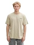 TOM TAILOR Denim 2-in-1 Langarmshirt, beige Abbey Stone, XXL