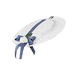 トクとユウ Strohhut für Damen, Leinenhut, flache Kappe, Freizeit, Reisen, modisch, mehrfarbig, Kostüm, Ball, Lolita, Mädchen, Animationsausstellung, das perfekte Kostüm-Accessoire, blau, O