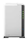 Synology DS220j DiskStation NAS-Server 2-Bay Desktop Server Bundle, Kapazität:16.000GB (16TB), HDD Typ:Best C