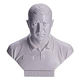 danila-souvenirs Ukrainischer Präsident Wolodymyr Selenskyj (Zelensky) marmor Büste Statue Skulptur 15