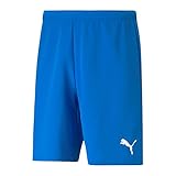 PUMA Herren Teamrise Shorts, Electric Blue Lemonade-puma White, M U
