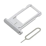 MMOBIEL SIM Kartenhalter Kompatibel mit iPad 5 2017 / Air/Mini 1/2 / 3 - SIM Card Tray Schlitten - Inkl. SIM Pin - Weiß