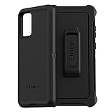 OtterBox für Samsung Galaxy S20+, Hochwertige, robuste Schutzhülle, Defender Series, Schwarz - Keine Einzelhandelsverpackung