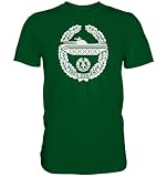 DDR Ostalgie Shirt Unisex • NVA-Orden - TREU GEDIENT - MOT. SCHÜTZENTRUPPEN Royal Blue/XXL