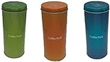 3x Kaffeepaddose - Kaffeedose für Kaffeepads - Aufbewahrungsbehälter für Kaffeep
