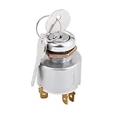 12V Zündschalter, Motorstartschalter Zündsteuerung Schalter Auto 3 Position Ein Aus Start Zündschloss Steuere Wasserdichte Mit 2 Schlüsseln Universal Für Motorräder Boote Traktoranhäng
