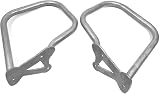 Edelstahl-Sturzbügel Für Motorschutzbügel für BMW für K1600 GT B K1600GTL 2011-2023 K1600GT Motorrad-Crash-Bar(Rear Silver)