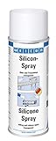 WEICON Silicon-Spray 400 ml I Schützendes Pflege- und Schmiermittel für Kunststoff, Gummi & Metall, transp