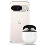 Google Pixel 9 – Android-Smartphone mit Gemini ohne SIM-Lock, erweiterte Kamerafunktion – Porcelain, 256GB + Pixel Buds Pro 2 – kabellose Kopfhörer mit aktiver Geräuschunterdrückung –