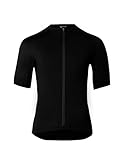 Occulto Herren Radtrikot (Modell: Milano), Fahrradtrikot, Rennrad Trikot, Fahrrad Trikot Schwarz M