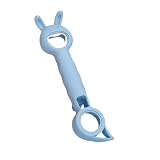 4-in-1-Flaschenöffner, multifunktionaler Glasdosen-Bierflaschenöffner zum Schutz der Nägel, für ältere Menschen und Arthritis-Patienten (blau)