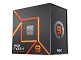 AMD Ryzen 9 7900X Prozessor, 12 Kerne/24 Threads, Zen 4 Architektur, 76 MB L3 Cache, 170 W TDP, bis zu X.X GHz Frequenz Boost, Sockel AMD 5, DDR5 und PCIe 5.0, Schw
