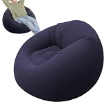 Aufblasbare Couch, faltbares Luftsofa, tragbarer Campingsitz, schnell aufblasbares Ventil, leichte Konstruktion, wasserdichtes Material, platzsparendes Design, bequeme Lounge, perfekt für T