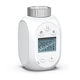 Andyssey Heizkörperthermostat Individuell Programmierbares Heizungsthermostat, zum Heizkosten Sparen, Thermostat Heizung 5 bis 30 °C, Weiß