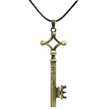 2LIVEfor Kette mit Anhänger Schlüssel Geheimnis Freundschaft Gold Schwarz Halskette Kette Vintage Schlüssel Kette Anhänger Schlüssel Schmuck Antik chinesische Z