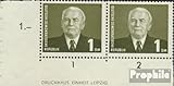 Prophila Collection DDR 342DZ mit Druckereizeichen 1953 Präsident Wilhelm Pieck (Briefmarken für Sammler)