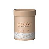 marble® Collagen Pulver 500 g - Collagen Peptide skin glow - Aminosäuren Komplex hochdosiert - Kollagen Pulver in Pappdose ohne Plastiklöffel – geschmack