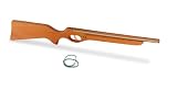 BestSaller 1221 Flinte Gewehr aus Holz mit Funktion (schießt Gummis), 63 cm, Natur (1 Stück)