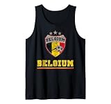 Belgien Fußball Fans Trikot Belgische Flagge Fußballliebhaber Tank Top