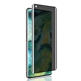 Jaavkkma 1 Stück Sichtschutz Schutzfolie für OPPO Find X2 Pro Panzerglas, Härte 9H/Bläschenfrei/Anti-Spy, Displayschutzfolie für OPPO Find X2 Pro - Privacy Gehärtetes G