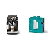 Philips Series 5400 Kaffeevollautomat – LatteGo Milchsystem & Siemens BRITA Intenza Wasserfilter TZ70033A, verringert den Kalkgehalt des W