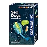 KOSMOS 616779 Sea Dogs - Urzeitkrebse selbst züchten, Experimentier Set für Kinder ab 8 Jahre, Komplett-Set für Einsteiger, mit mehrsprachiger Anleitung (DE, EN, FR, IT, ES, NL), 21 x 13 x 5.5