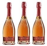 3x 0,75l - La Montina - Rosé - extra brut - Franciacorta D.O.C.G. - Italien - Rosé-Schaumw